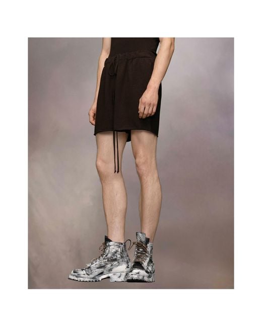 Maison Margiela Black Knitted Shorts for men