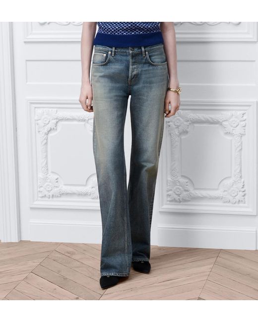Dior Blue Regular-Fit Jeans