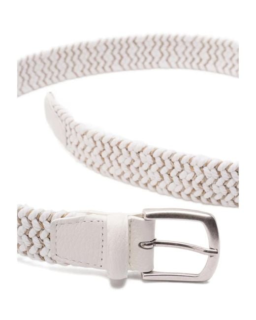 Orciani White St. Topez Elast Belt for men