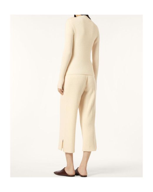 Loro Piana Natural Striped Trousers
