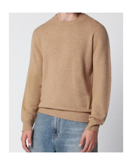 Roberto Collina Blue Crew Neck Sweater for men