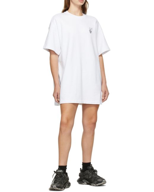 Off-White c/o Virgil Abloh White Chine T-Shirt Dress