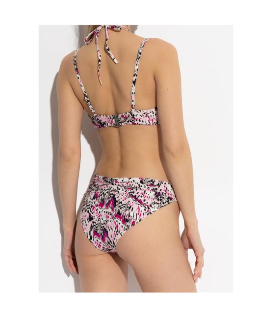 Isabel Marant Pink Fatim Swim Bottom