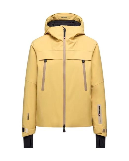 Moncler Metallic Grenoble Chanavey Hooded Ski Jacket