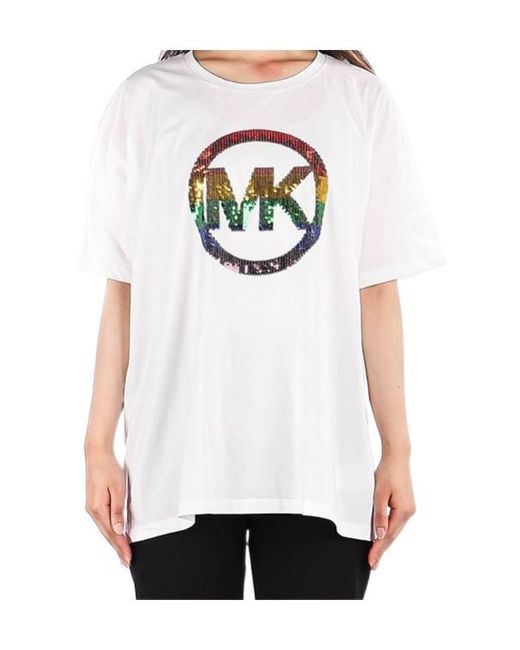 Michael Kors White Short Sleeve T-Shirt