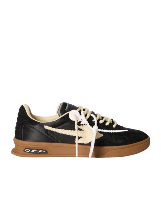Off-White c/o Virgil Abloh Black End Of Play Low-Top Sneakers