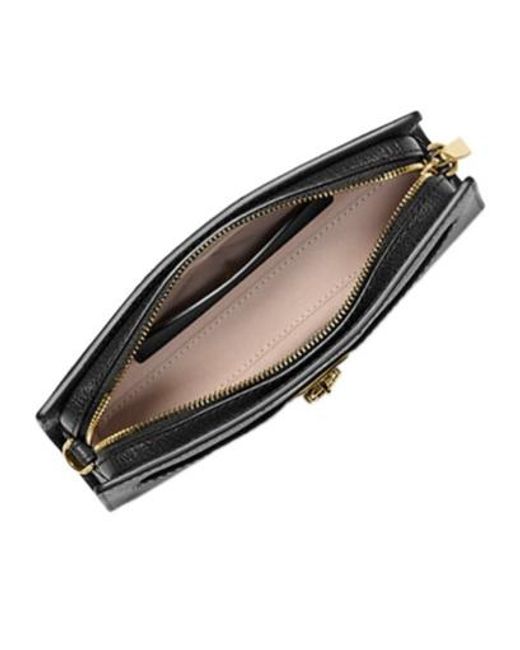 MICHAEL Michael Kors Black Hamilton Moderne Extra-Small Signature Logo Convertible Crossbody Bag