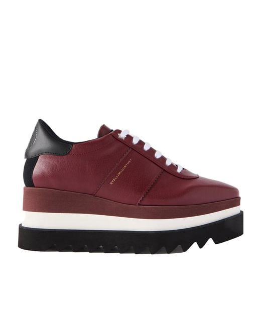 Stella McCartney Purple Sneak-Elyse Platform Sneakers