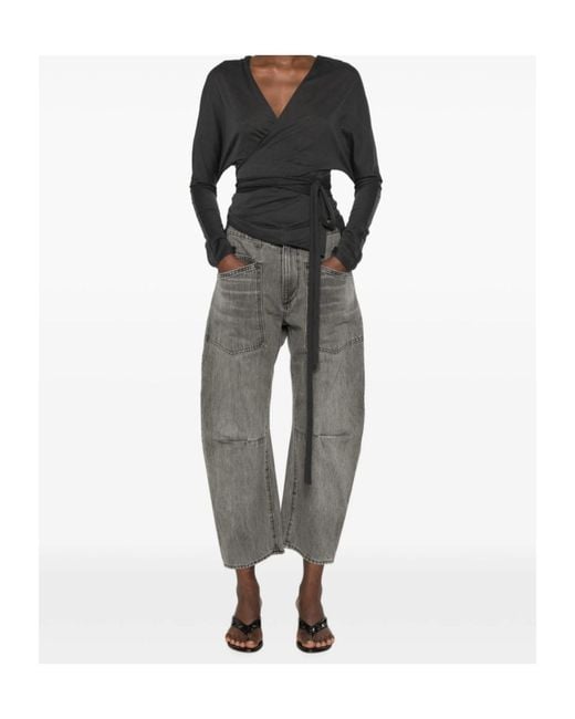 Nili Lotan Gray Shon Jeans