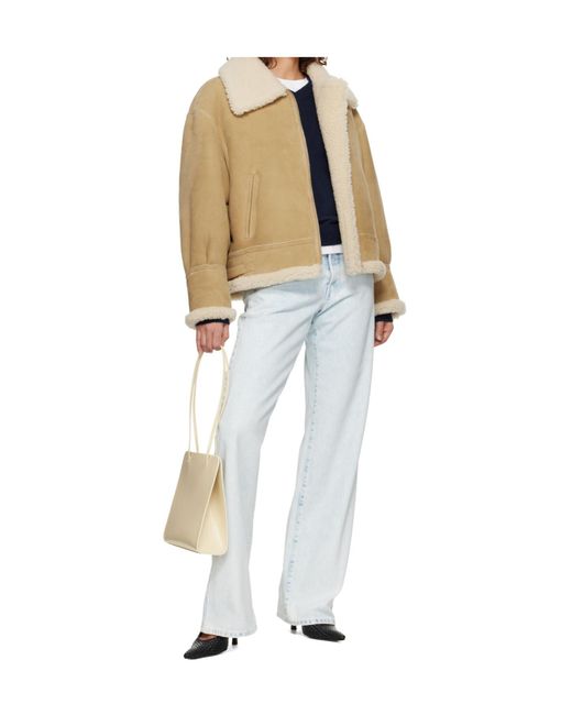 Nour Hammour Natural Long-Sleeved Casual Jacket