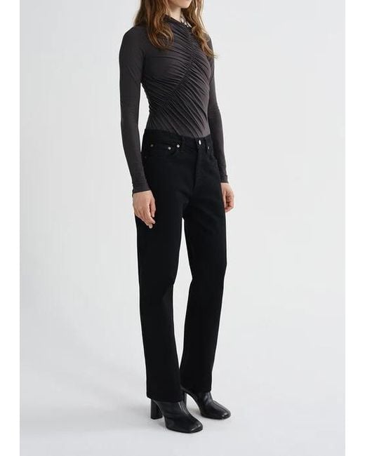 Agolde Black Lupin Bodysuit