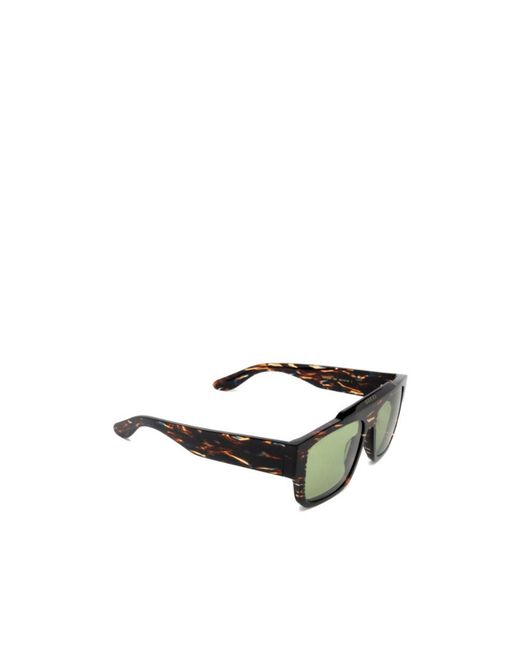Gucci Green Eyewear Rectangular Acetate Sunglasses for men