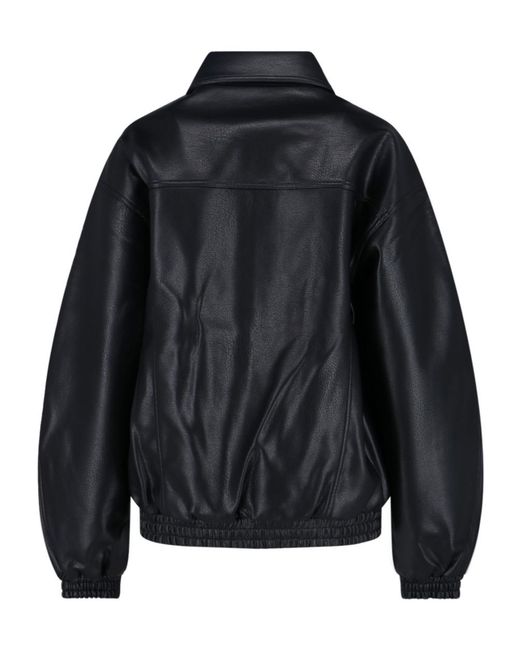 Frankie Shop Black Prescott Oversized Jacket