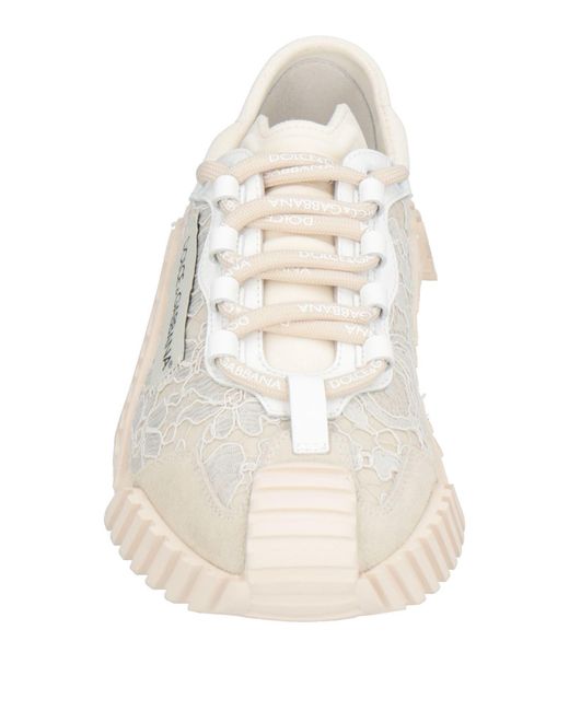 Dolce & Gabbana White Low-Top Trainers