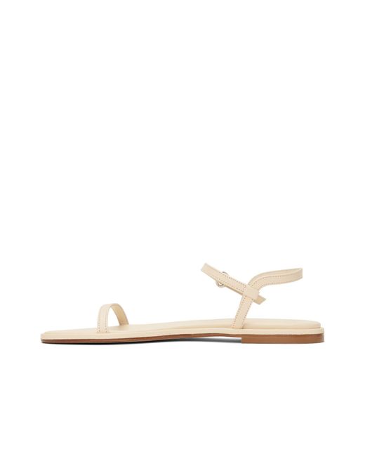 Aeyde White Nettie Open Toe Sandals