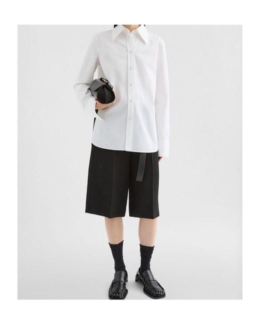 Jil Sander White Poplin Shirt