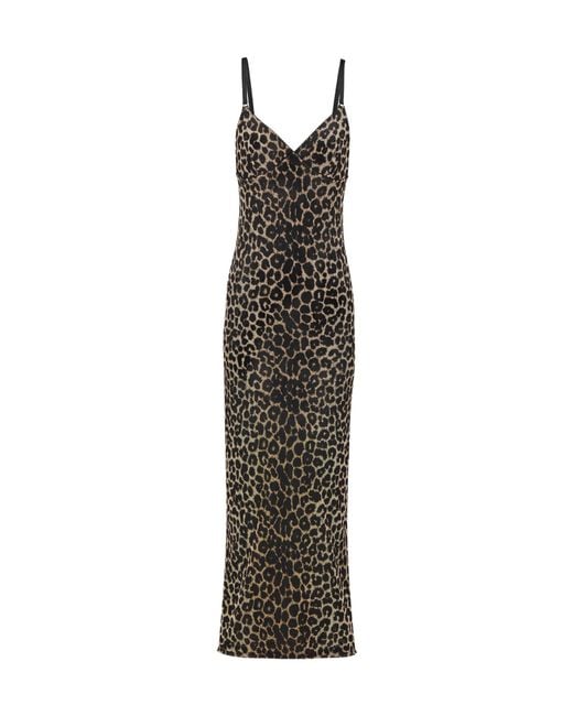 Saint Laurent Multicolor Slip Dress