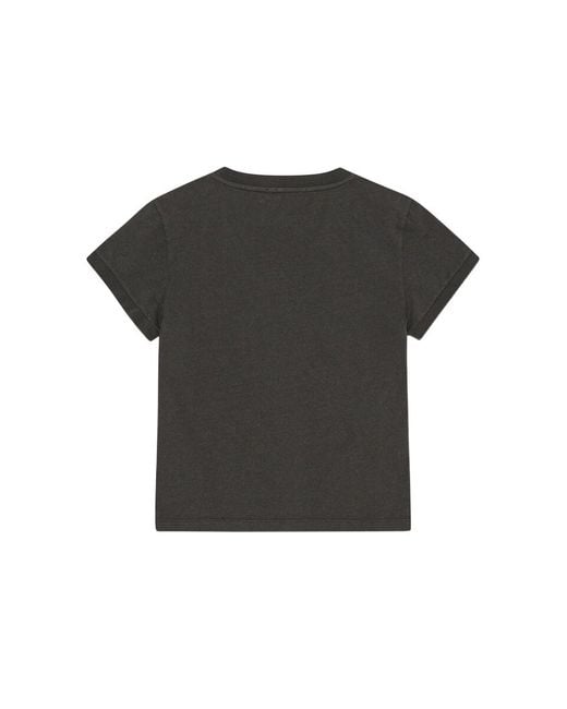 Ganni Black Printed T-Shirt