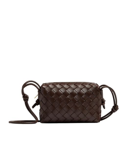 Bottega Veneta Brown Mini Knot Shoulder Bag