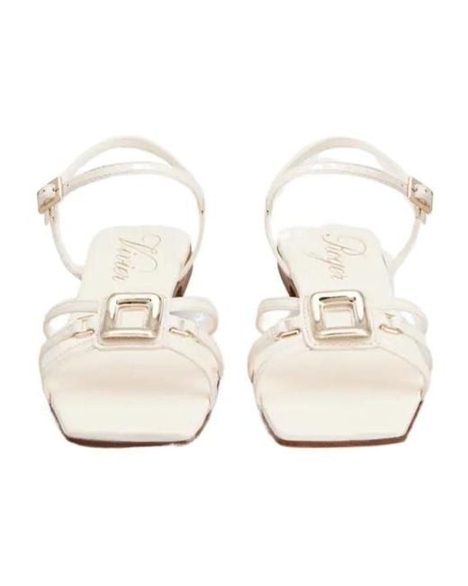 Roger Vivier White Viv' By The Sea Sandals