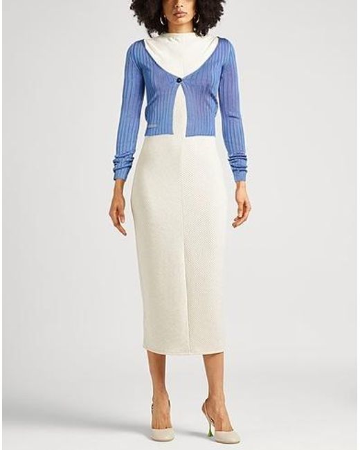 Marni Blue Cardigan Viscose, Polyamide, Elastane