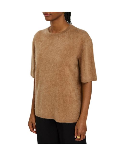 Lisa Yang Brown Cashmere Top