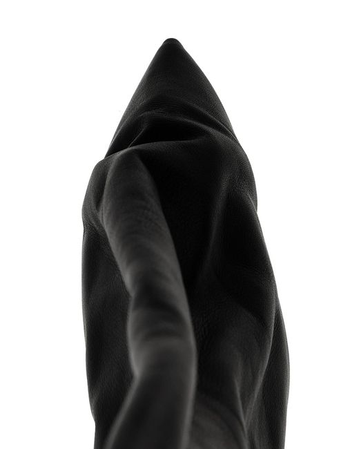 Rick Owens Black 'Taco Kiss' Boots