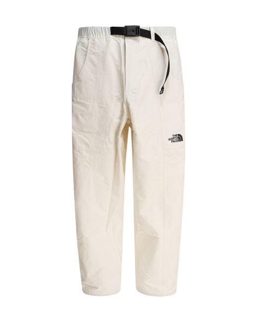The North Face Natural Logo Embroidered Elastic Waist Pants for men