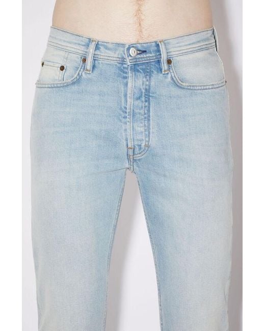 Acne Blue Slim-Fit River Jeans for men