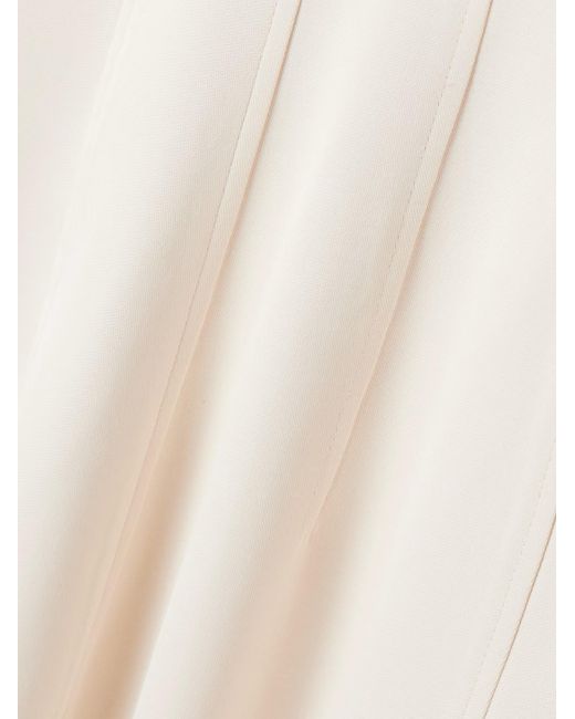 Altuzarra White Bichette Crepe Midi Dress