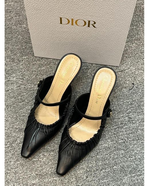 Dior Black Muller High Heels