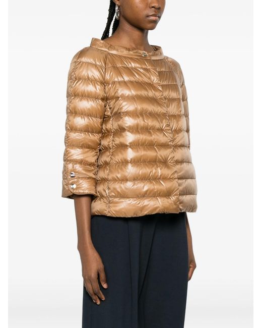 Herno Natural Quilted Jacket