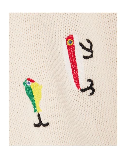 Mother Natural Embroidered Cotton Sweater