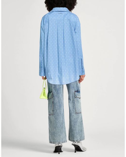 Marni Blue Polka Dot Shirt