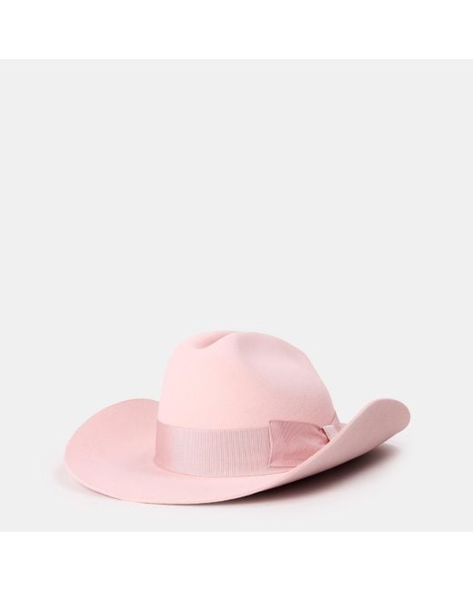 Gucci Pink Fedora Hat