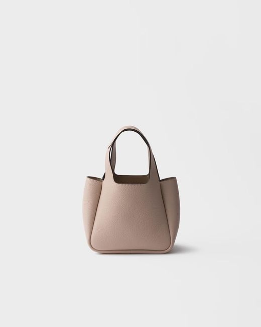 Prada Natural Liaison Mini Leather Handbag