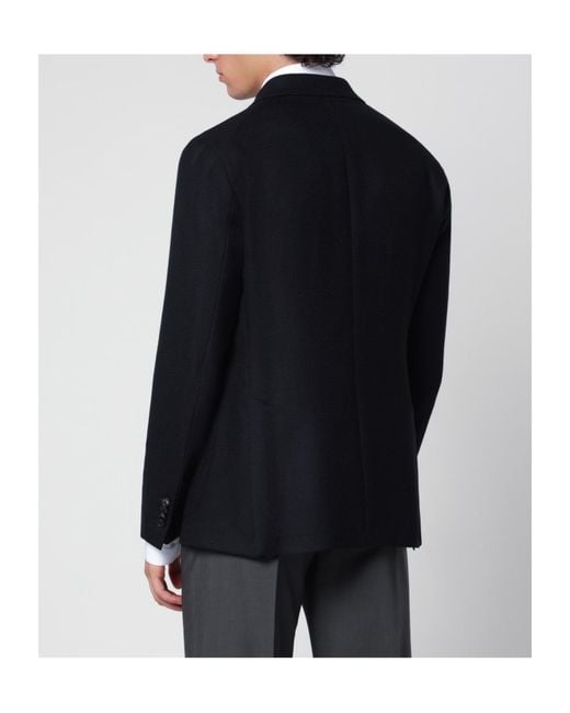 Tagliatore Blue Double-Breasted Tailored Blazer for men