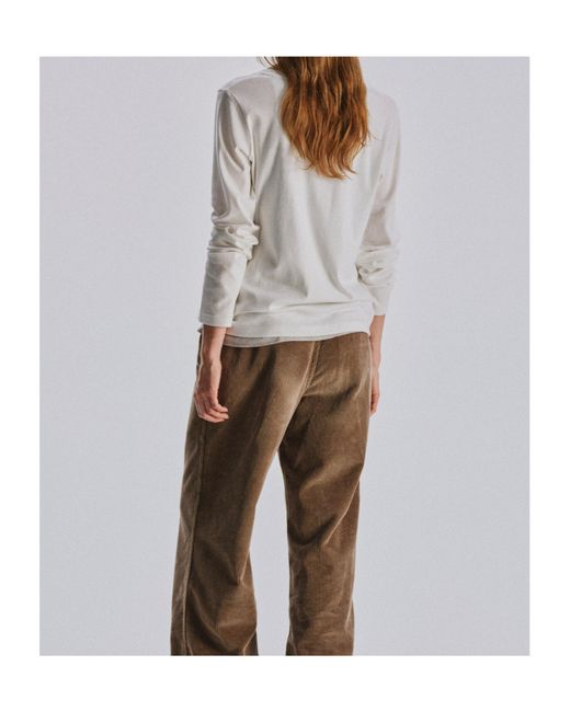 The Row White Long-Sleeved T-Shirt