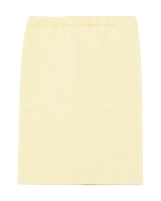 Philosophy Di Lorenzo Serafini Yellow Midi Skirt
