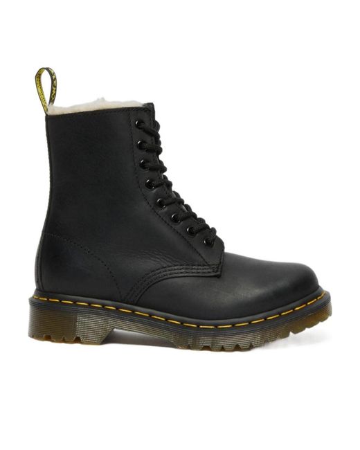Dr. Martens Black Lacing Short Boots