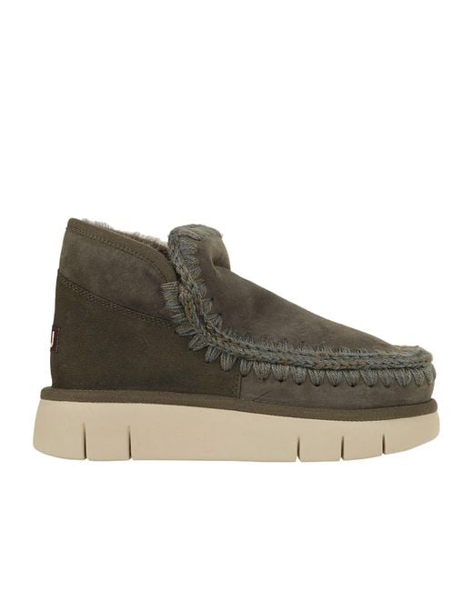 Mou Brown Eskimo Bounce Boots