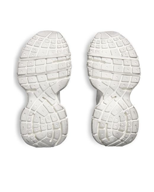 Balenciaga White 3Xl Distressed Low-Top Sneakers