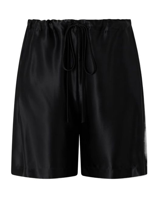Khaite Black Rohe Short