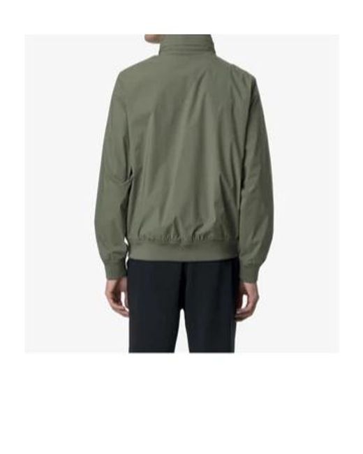 K-Way Green Zip-Up Jacket for men