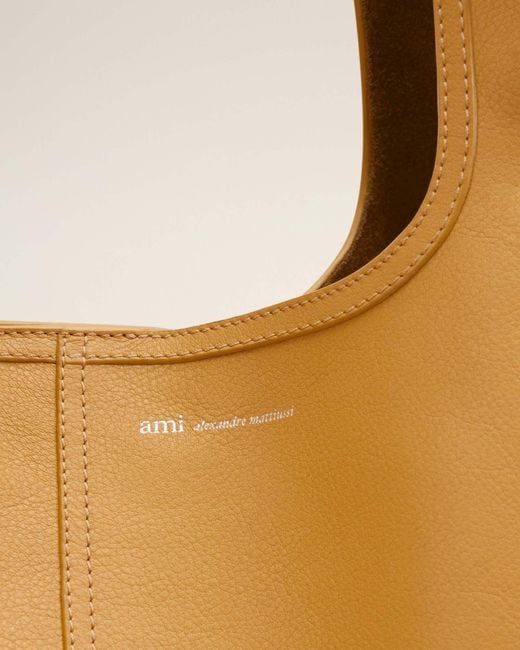 AMI Natural Large Etienne Shoulder Bag for men