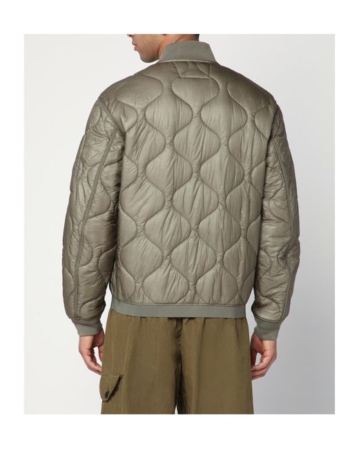 C P Company Green Quilted Medium Jacket for men