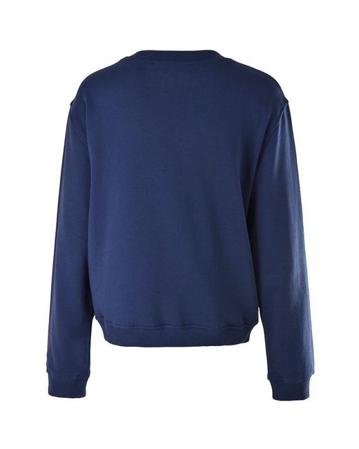 Moschino Blue Logo Detail Sweater