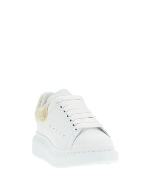 McQueen White Larry Lace-Up Sneakers