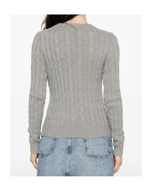 Polo Ralph Lauren Gray Cable-Knit Sweater