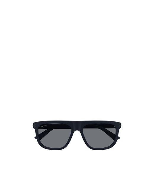 Gucci Black Eyewear Oval-Frame Sunglasses for men